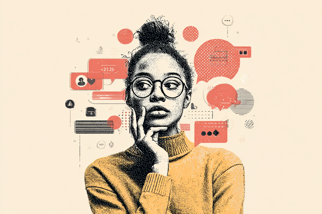 Social Media Manager expérimenté gérant une stratégie de marque